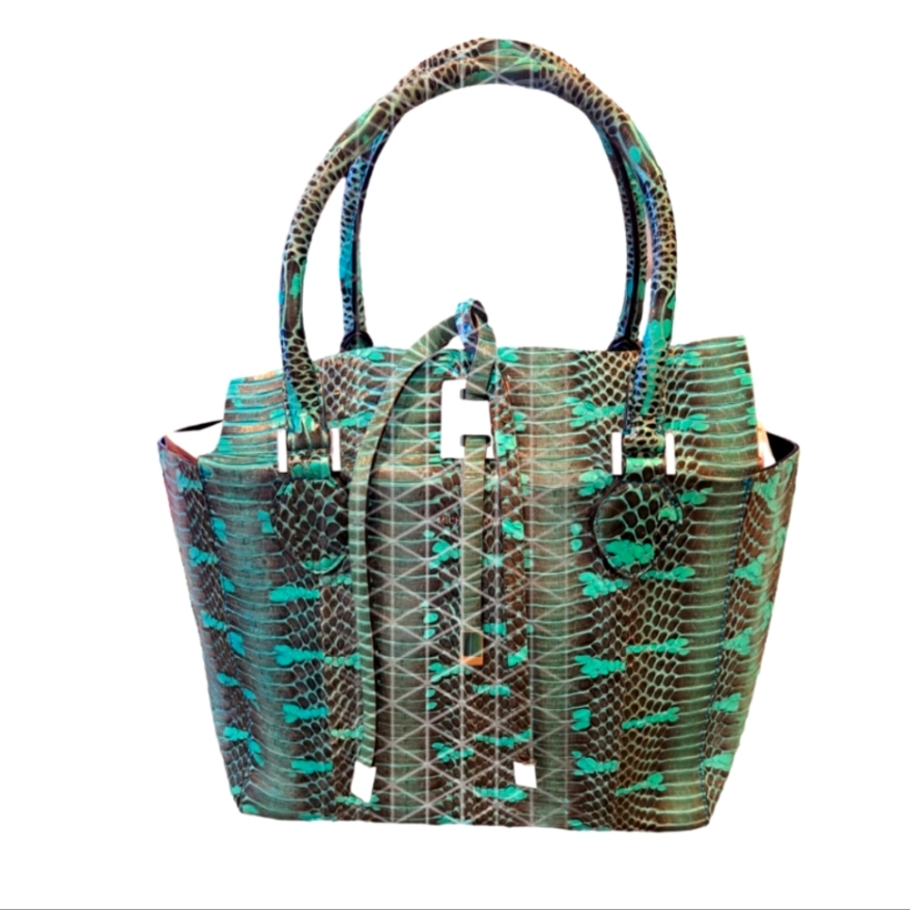 Michael Kors Collection Miranda Python Bag - image 1